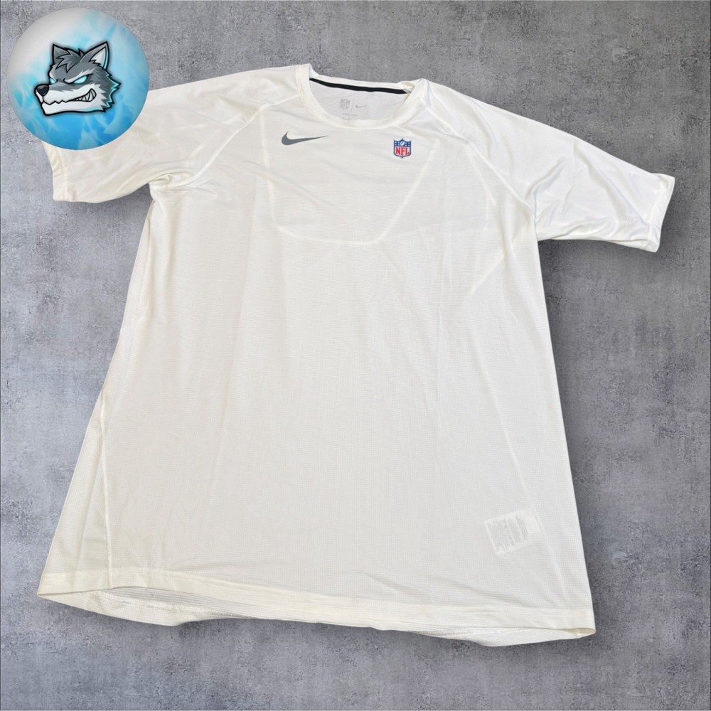 Nike Pro NFL On-Field Dri-FIT Compression Shirt White Men's 2XL CW6294-100